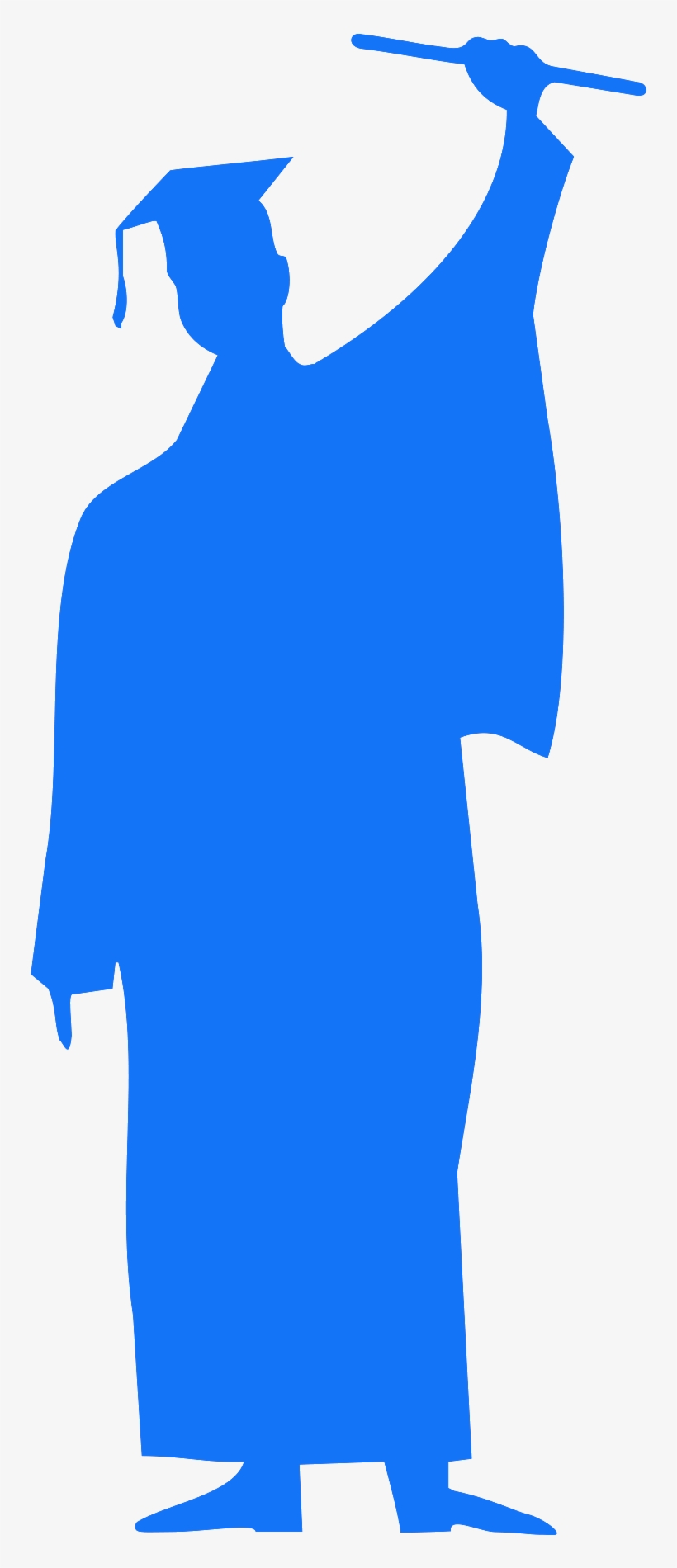 Grad - Happy Graduation Silhouette, transparent png #3513632