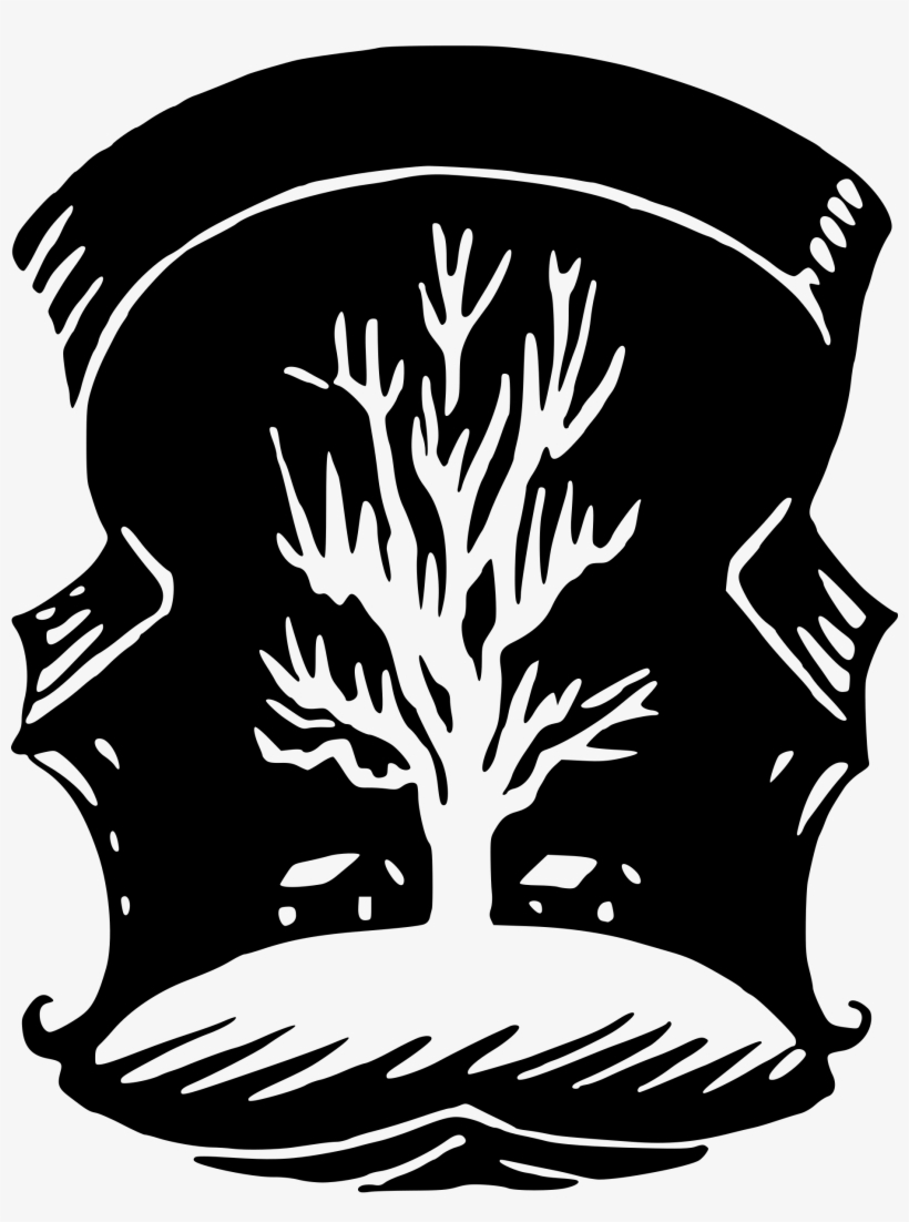 This Free Icons Png Design Of Tree Reverse Silhouette, transparent png #3514106