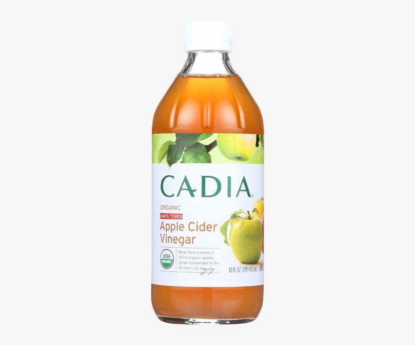 Cadia Organic Unfiltered Apple Cider Vinegar-16 Fl - Cadia Vegetable Green Beans Cut Org Can 14.50 Oz, transparent png #3514206