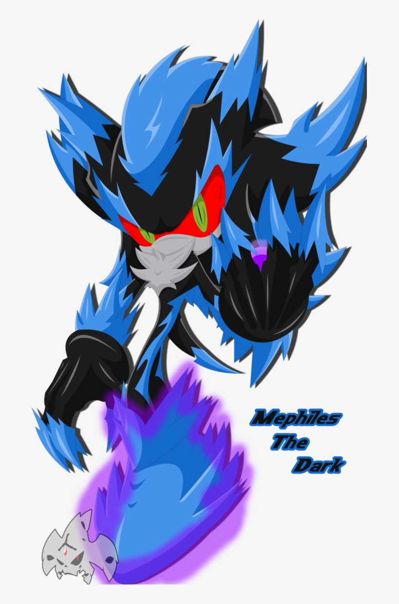 I Love This Guy He's So Epic He's Creepy And Cool At - Super Mephiles The Hedgehog, transparent png #3514351
