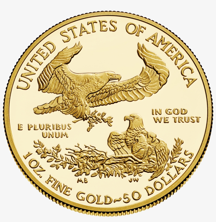 Liberty $50 Reverse - 2018 Gold American Eagle, transparent png #3514640