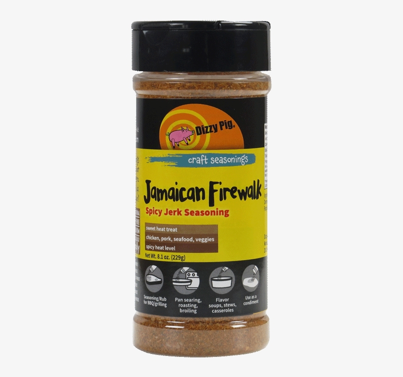 Jamaican Jerk Seasoning - Dizzy Pig Ipa Hop-infused Craft Seasoning Blend - 6.9, transparent png #3514852