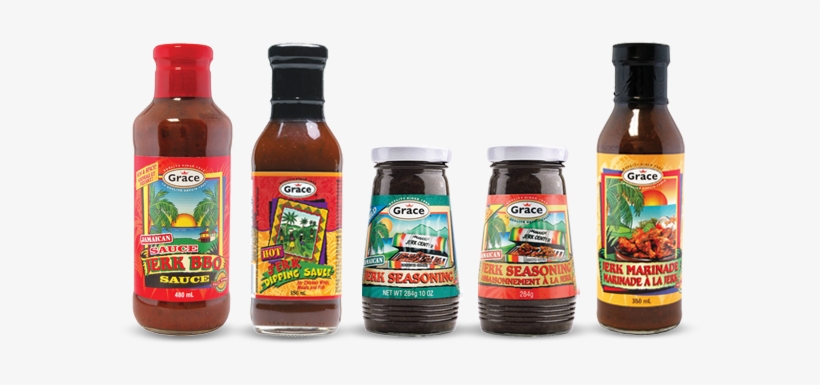 Grace Foods Jerk Seasoning - Grace Jamaican Style Jerk Bbq Sauce, transparent png #3514994