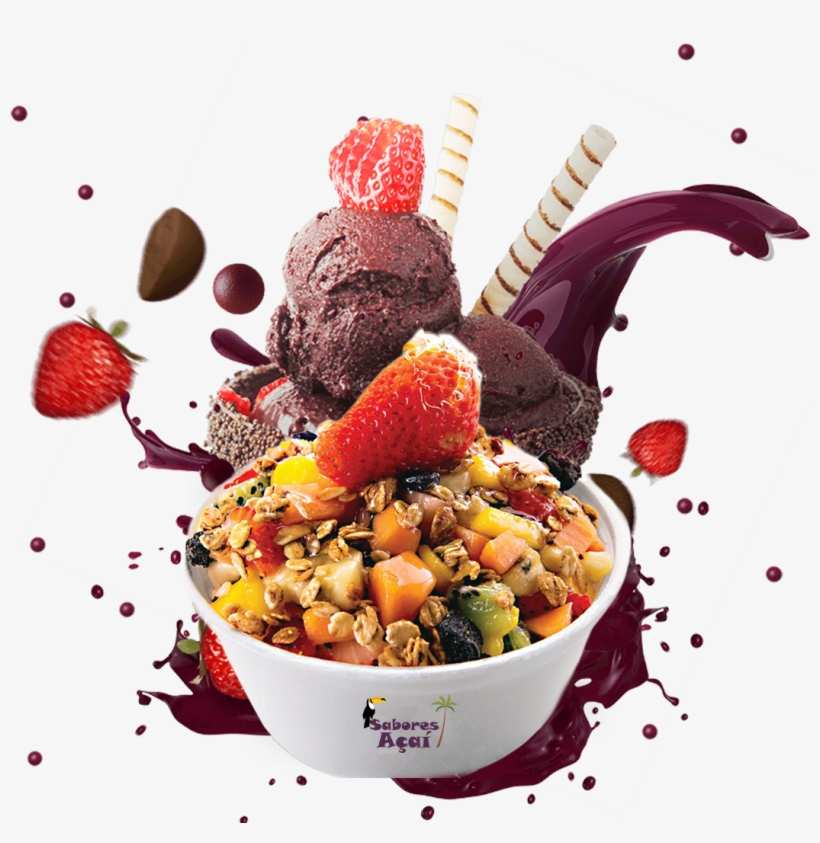 Ice Cream Açaí, transparent png #3515247