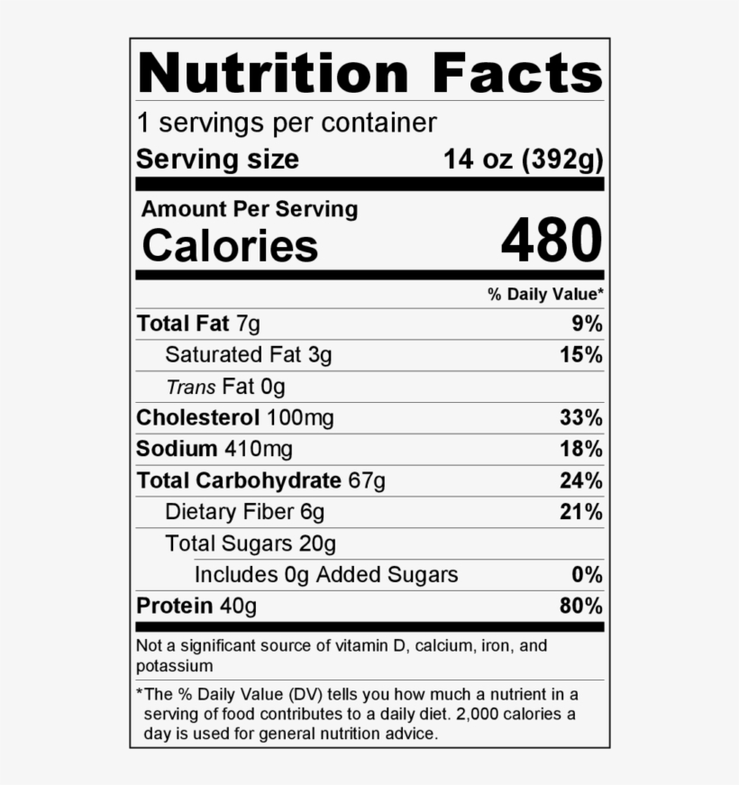 Preparation Instructions - Brew Dr Kombucha Nutrition Label, transparent png #3515332