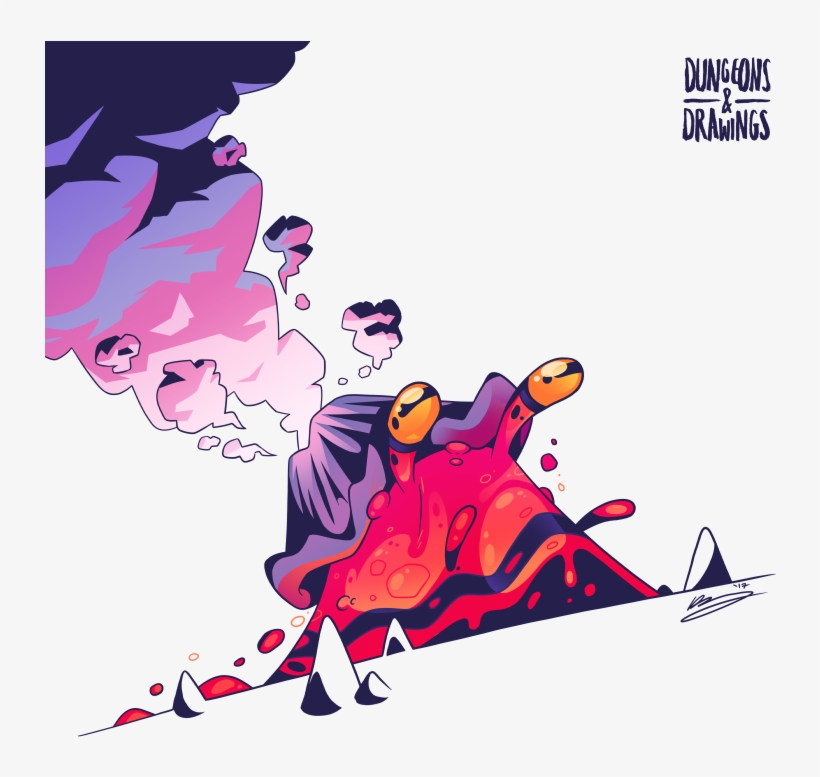 Lava Ooze - Concept Art, transparent png #3515334