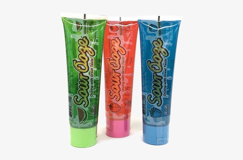 Sour Ooze Tube Candy Gel - Tube Candy, transparent png #3515487