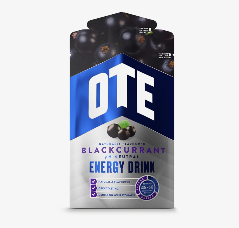 Blackcurrant Energy Drink Sachet - Ote Energy Drink 43g Sachet 2015, transparent png #3515591