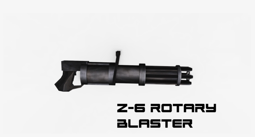 Blaster Cannon - Z 6 Rotary Blaster Cannon Png, transparent png #3515634