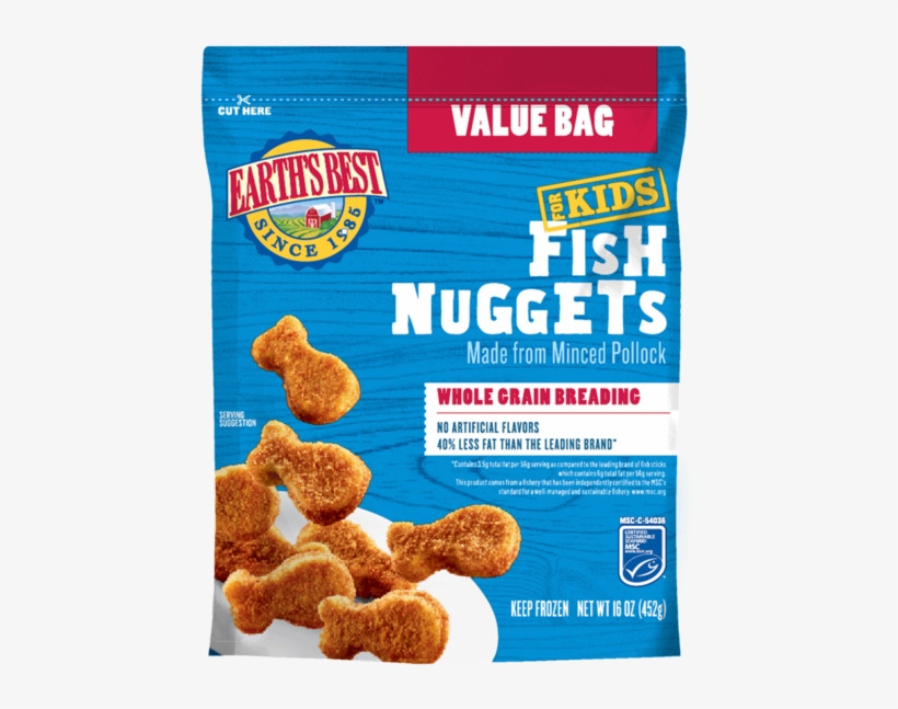 Fish Nuggets Value Bag - Earth's Best - Organic Baby Food Stage 2 Pears - 4, transparent png #3515728