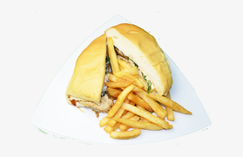 Jerk Chicken Pork & Fries - French Fries, transparent png #3515814