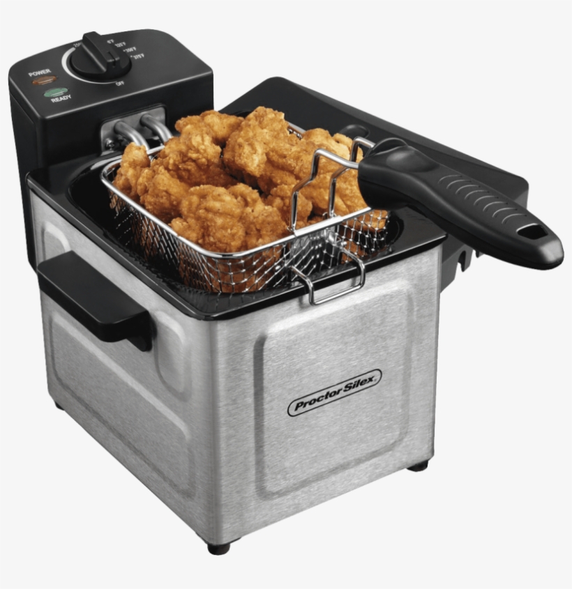 Free Png Electric Deep Fryer Png Images Transparent - Proctor Silex 1.5 L Professional-style Deep Fryer,, transparent png #3516010