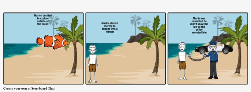 Marlin - Storyboard, transparent png #3516012
