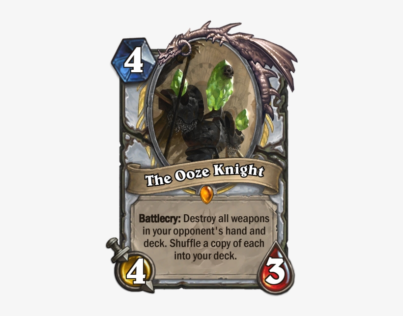 The Ooze Knight - Amara Warden Of Hope Hearthstone, transparent png #3516058