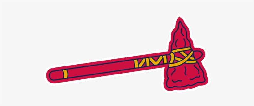 Download Download File - Braves Tomahawk Logo Png PNG Image with