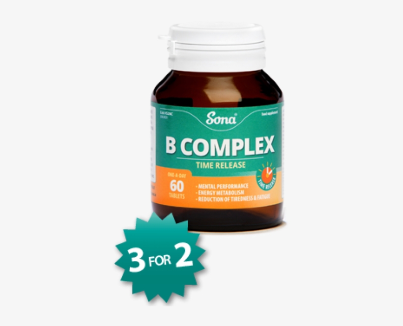 Vitamins - Sona Vitamin B Complex, transparent png #3516573