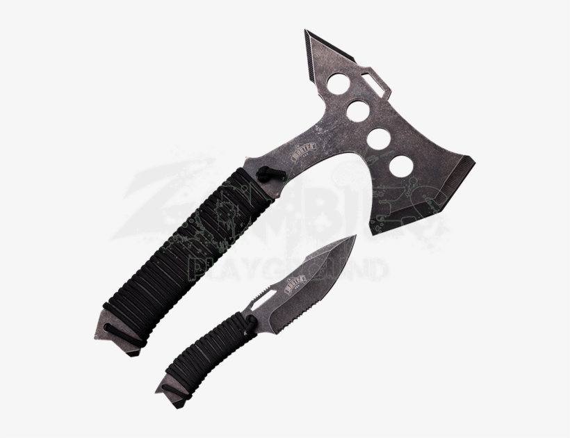 Tactical Tomahawk And Knife Set - Knife, transparent png #3516671