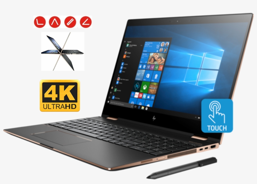 Hp Spectre X360 15t Convertible 2 In 1 Laptop - Laptop Hp Pavilion X360, transparent png #3517027