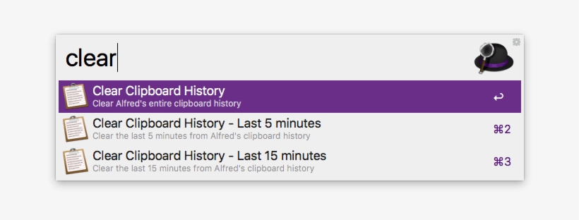 Clipboard Clear History - Alfred, transparent png #3517050