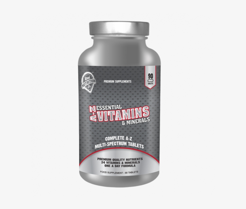 A-z Essential Vitamin & Mineral Tablets - Energy Shot, transparent png #3517266