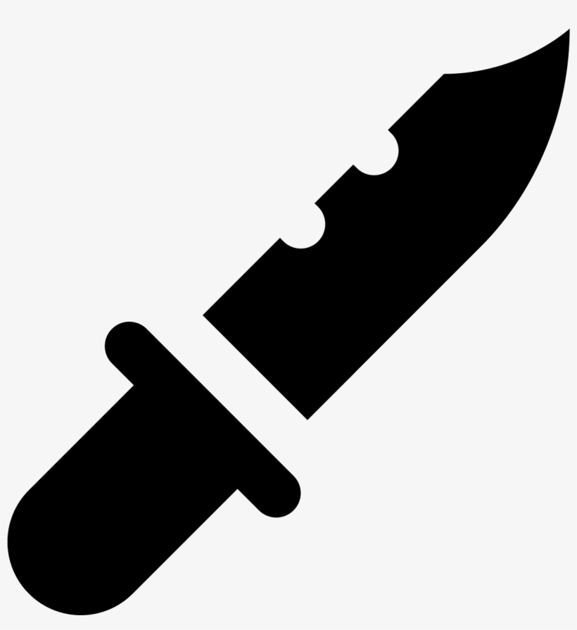 Cuchillo De Infantería Icon - Icono De Cuchillo Png, transparent png #3517865