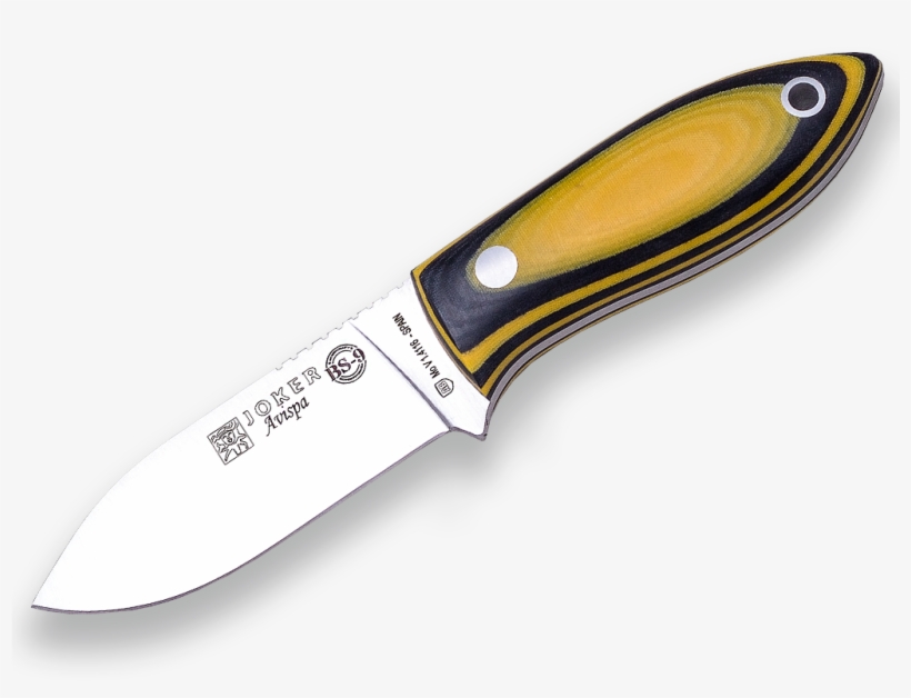 Cuchillo De Cuello Avispa Joker Cm117 Con Mango Micarta - Cuchillos De Cuello, transparent png #3517995