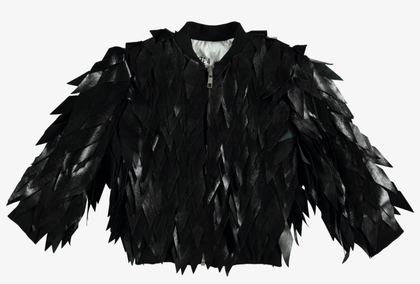 Caroline Bosmans Nappa Leather Coat - Leather Jacket, transparent png #3518105