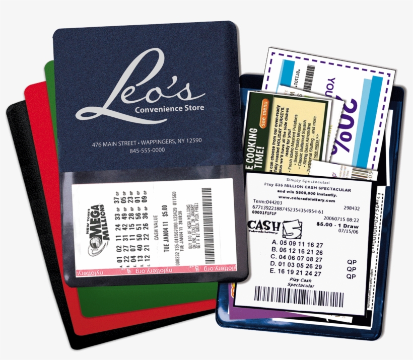 Picture Of Branded Lottery Ticket/coupon Holder - Lottery, transparent png #3518609