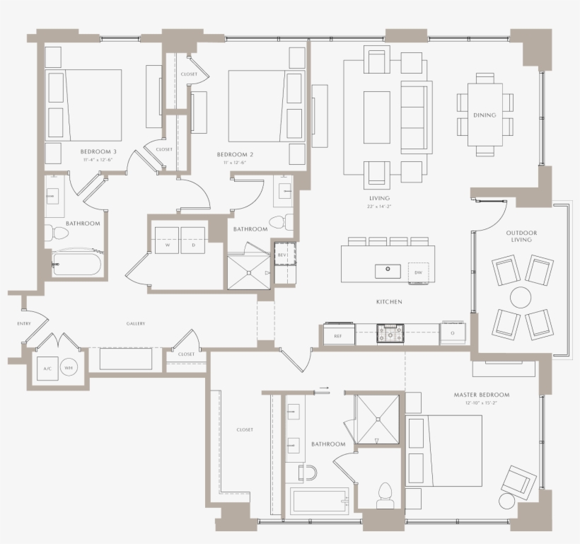 Dogwood Iii T9 - Floor Plan, transparent png #3518900