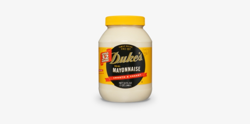 Real Mayonnaise Jar 32oz - Dukes Mayonnaise, transparent png #3518948