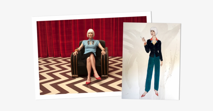 Embed01 Twin Peaks Costume Designer - Diane Twin Peaks Outfit, transparent png #3519054