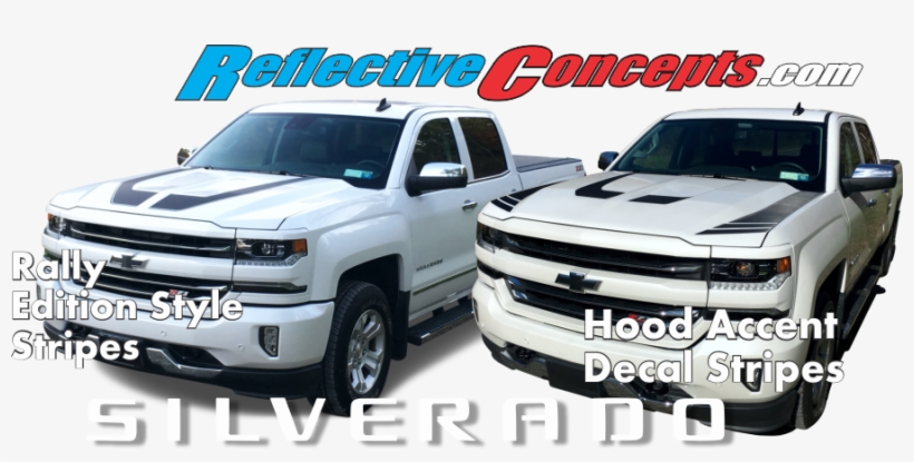 Banner-silverado - 2018 Silverado Hood Stripes, transparent png #3519156