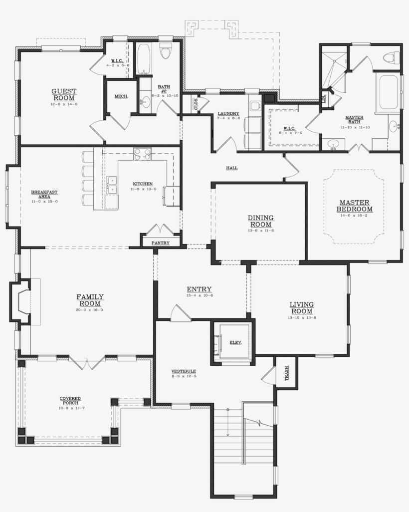 Dogwood B - Floor Plan, transparent png #3519206