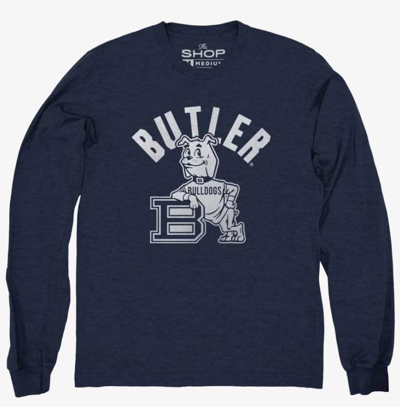 Butler 1970's Long Sleeve - Long Sleeve Black Shirt Mock Up, transparent png #3519441