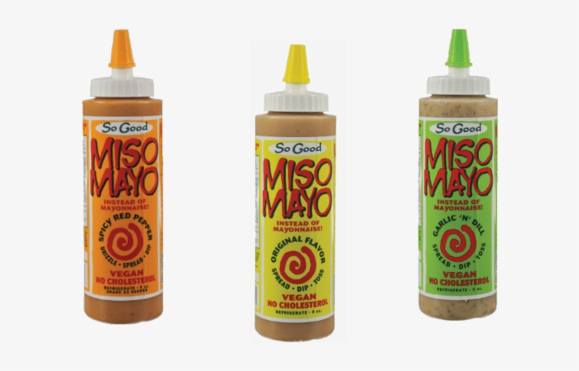 Miso Mayo Bottles - Mayonnaise, transparent png #3519512