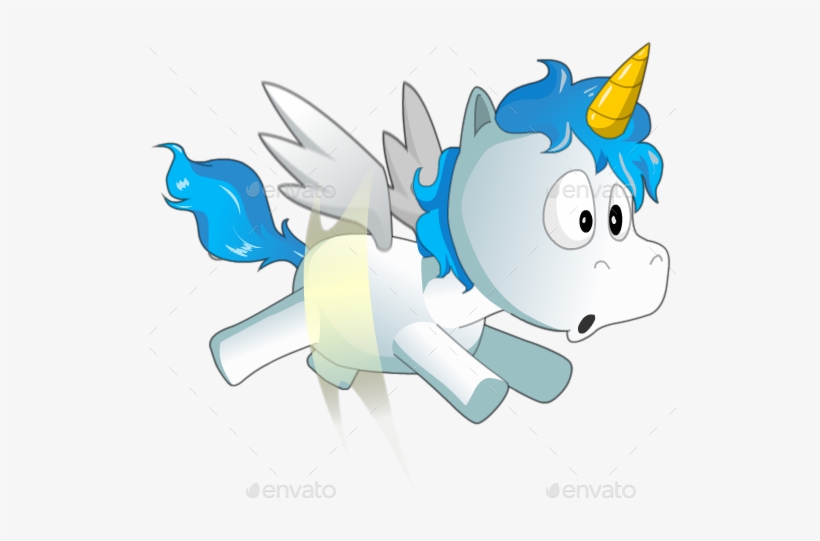 Game Art/unicorn-fly0001 - Game, transparent png #3520155