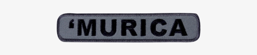 List Price - $5 - - 'murica America Tactical Morale Patch Name Tape By, transparent png #3521364