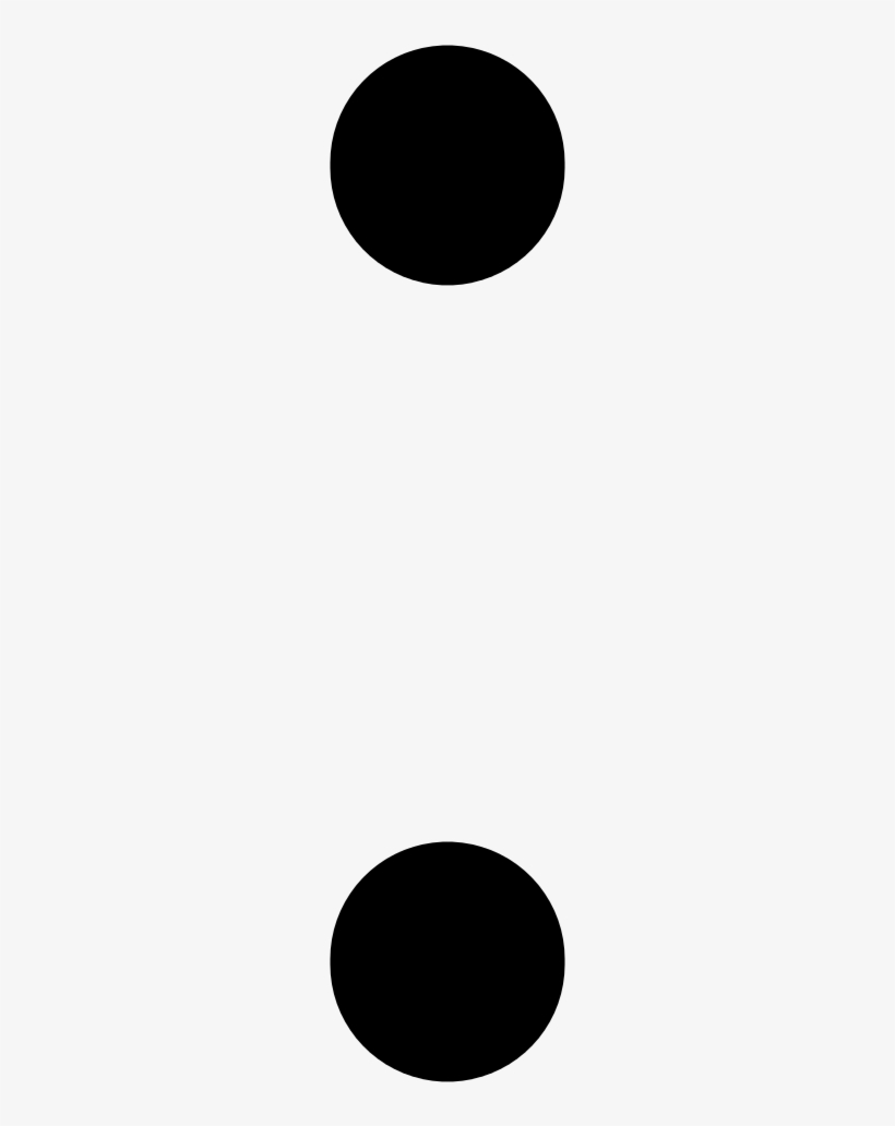 New Svg Image - Two Dots Punctuation, transparent png #3521458
