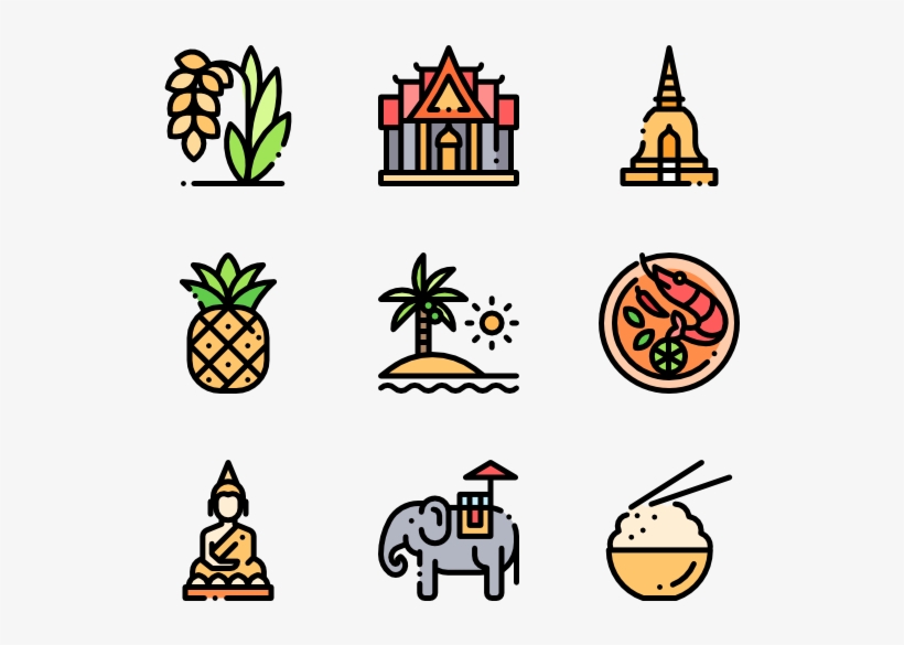 Thailand - Thailand Icon, transparent png #3521679