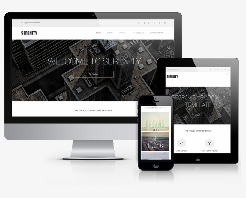 Modern White Website Templates, transparent png #3521890