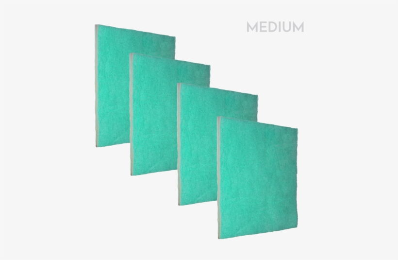 4 Pack Of Green Screen Air Filters Are Pre-cut To Size - Air Filter, transparent png #3521989