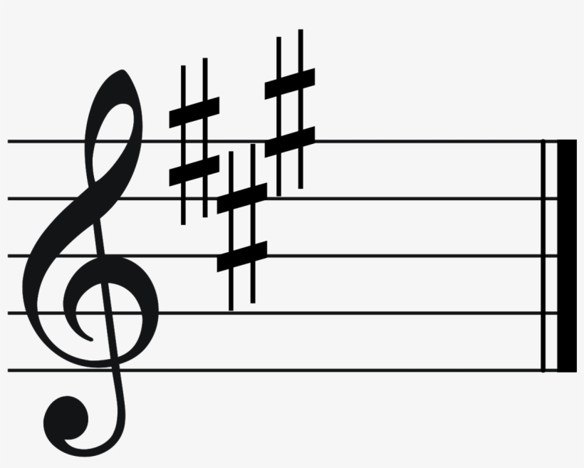 Key Signature Of E, transparent png #3522497