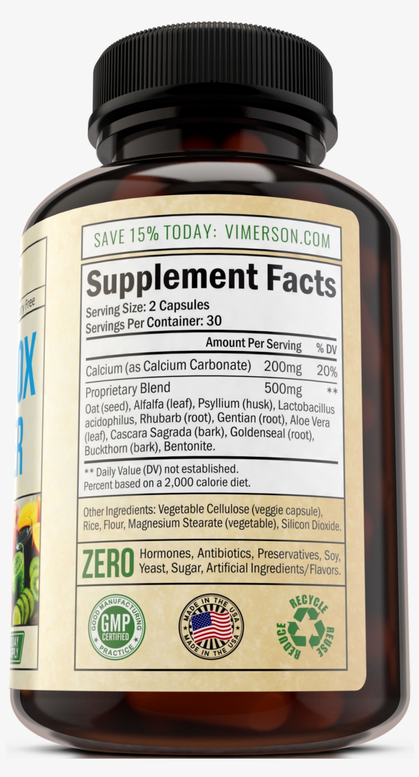 Colon Detox & Cleanser, transparent png #3522719