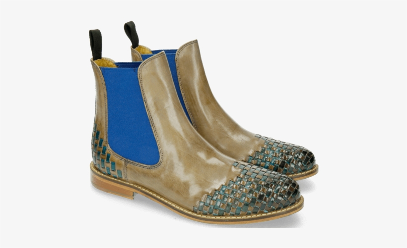 Ankle Boots Molly 10 Oxygen Interlaced Ice Blue - Chelsea Boot, transparent png #3523257