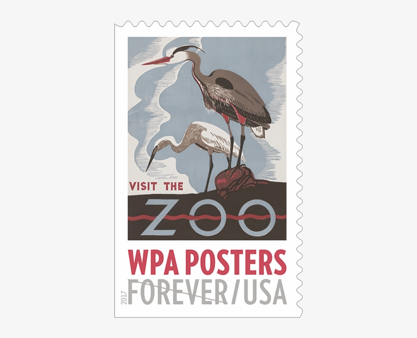 View Stamp Gallery Buy Wpa Posters - Visit The Zoo Poster, transparent png #3523660