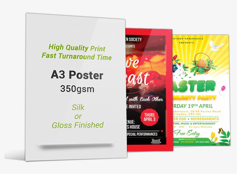 A3 350gsm Poster - Poster, transparent png #3523713