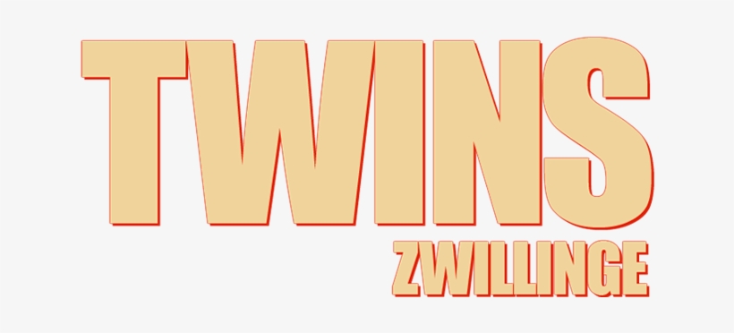 Twins Image - Twins Schwarzenegger Movie Title Png, transparent png #3524951