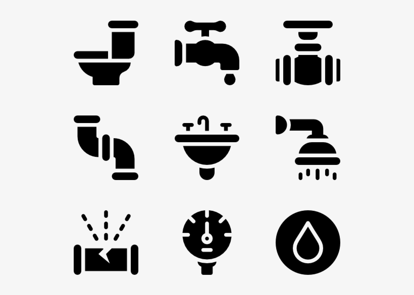 Plumber Tools And Elements - Symbol Of Post Office, transparent png #3525106