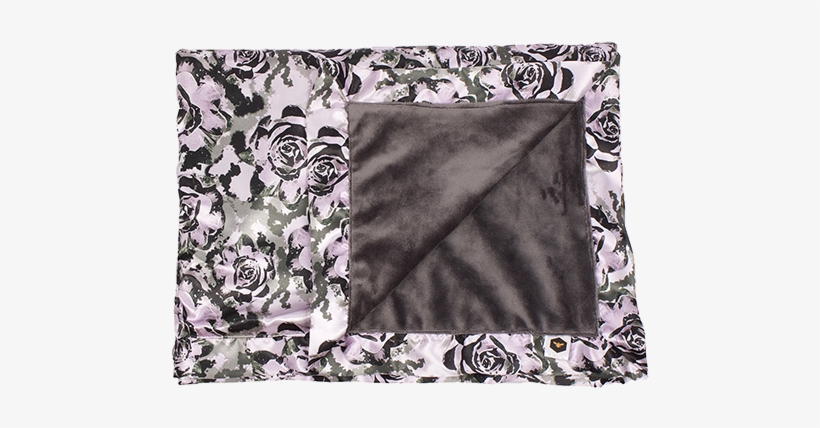 Bumblito - Luxury Blanket - Vogue Print - Purple Rose - Blanket, transparent png #3525375
