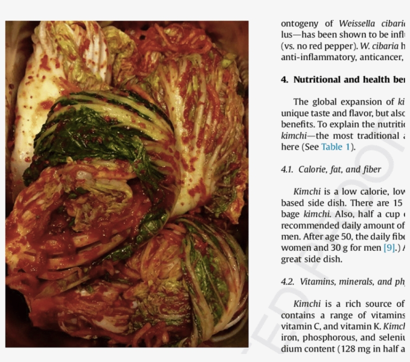 Kimchi Is Fermented Vegetables, Most Commonly Napa - Kimchi, transparent png #3525519